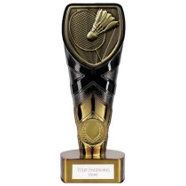 Fusion Cobra Badminton Trophy | Black & Gold | 175mm | G7