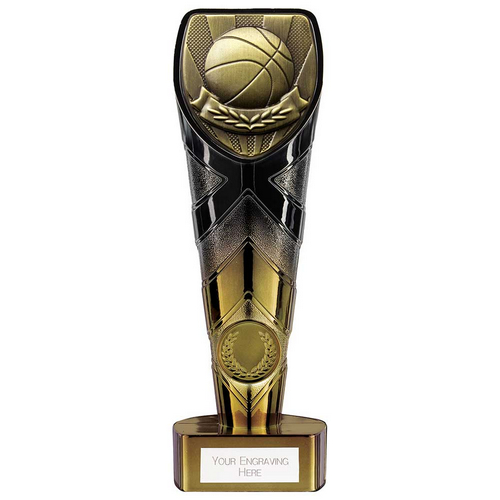 Fusion Cobra Basketball Trophy | Black & Gold | 200mm | G7