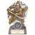 The Stars Ice Hockey Plaque Trophy | Silver & Gold | 130mm | G9 - PA24252A