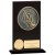 Euphoria Hero GAA Camogie Glass Trophy | Jet Black | 140mm |  - CR18241B