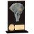 Euphoria Hero Cards Poker Glass Trophy | Jet Black | 140mm |  - CR18020B