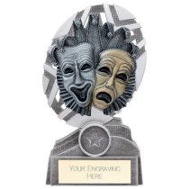 The Stars Drama Plaque Trophy | Silver & Gold | 170mm | G25