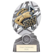 The Stars Street Dance Plaque Trophy | Silver & Gold | 170mm | G25