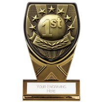 Fusion Cobra 1st Place Trophy | Black & Gold | 110mm | G9