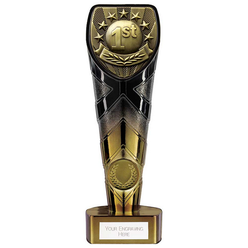 Fusion Cobra 1st Place Trophy | Black & Gold | 200mm | G7