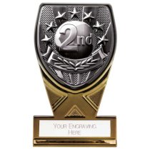Fusion Cobra 2nd Place Trophy | Black & Gold | 110mm | G9