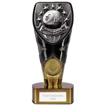 Fusion Cobra 2nd Place Trophy | Black & Gold | 150mm | G7