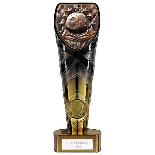 Fusion Cobra 3rd Place Trophy | Black & Gold | 200mm | G7