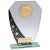 Starlight Hex Jade Glass Trophy | Black | 185mm |  - CR24591B