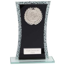 Eternal Glass Trophy | Black & Cracked Silver | 165mm |