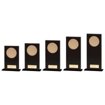 Hero Matrix Glass Trophy | Black | 125mm |