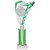 Frenzy Silver & Green Tube Trophy | 290mm | E1408D - TR24614C