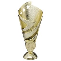 Hurricane Gold Plastic Cup Trophy | Heavy Marble Base | 170mm | E1408A