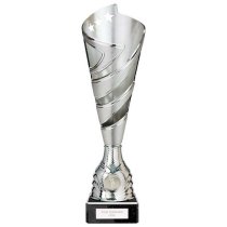 Hurricane Altitude Silver Plastic Cup | Marble Base | 325mm | E1408G