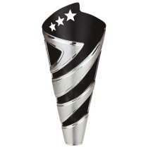 Hurricane Altitude Silver & Black Plastic Cup | Marble Base | 295mm | S6