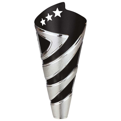 Hurricane Altitude Silver & Black Plastic Cup | Marble Base | 295mm | S6