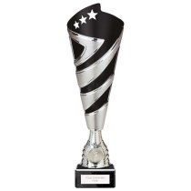 Hurricane Altitude Silver & Black Plastic Cup | Marble Base | 310mm | E1408D