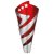Hurricane Altitude Silver & Red Plastic Cup | Marble Base | 295mm | S6 - TR24533A