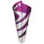 Hurricane Altitude Silver & Purple Plastic Cup | Marble Base | 295mm | S6 - TR24535A