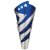 Hurricane Altitude Silver & Blue Plastic Cup | Marble Base | 295mm | S6 - TR24538A