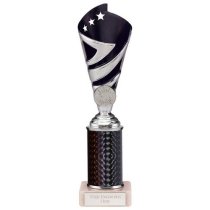 Hurricane Silver & Black Plastic Tube Cup | Marble Base | 245mm | G9