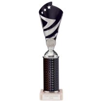 Hurricane Silver & Black Plastic Tube Cup | Marble Base | 265mm | G9