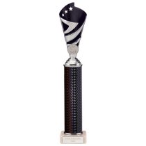 Hurricane Silver & Black Plastic Tube Cup | Marble Base | 350mm | G9