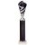 Hurricane Silver & Black Plastic Tube Cup | Marble Base | 350mm | G9 - TR24543F