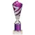 Hurricane Silver & Purple Plastic Tube Cup | Marble Base | 220mm | G9 - TR24542A