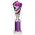 Hurricane Silver & Purple Plastic Tube Cup | Marble Base | 245mm | G9 - TR24542B