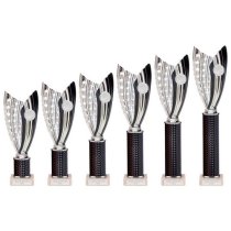 Glamstar Black Plastic Trophy | Marble Base | 265mm |