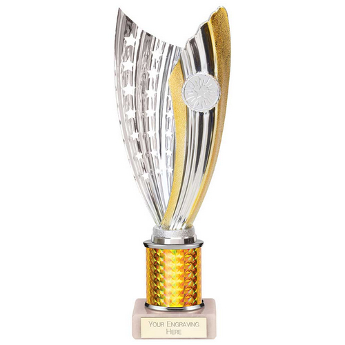 Glamstar Gold Plastic Trophy | Marble Base | 265mm |