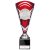 X Factors Silver & Red Trophy Cup | Heavy Marble Base | 235mm |  - TR24602B