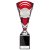 X Factors Silver & Red Trophy Cup | Heavy Marble Base | 260mm |  - TR24602C