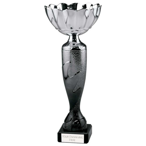 Eruption Silver Trophy Cup | Platinum & Carbon Black | 265mm | S7