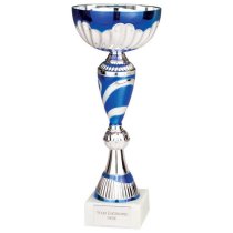 Omega Trophy Cup | Silver & Blue | 280mm | S7