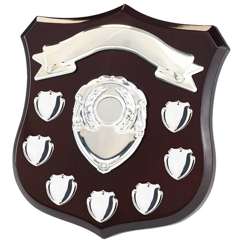 Illustrious Annual Presentation Shield | Rosewood | 7yr Dates | 210mm |