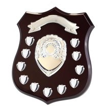 Illustrious Annual Presentation Shield | Rosewood | 11yr Dates | 295mm |