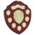 Mountbatten Annual Presentation Shield | Rosewood & Gold | 7yr Dates | 255mm |  - SH24017B