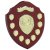Mountbatten Annual Presentation Shield | Rosewood & Gold 9yr Dates | 305mm |  - SH24017C