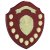Mountbatten Annual Presentation Shield | Rosewood & Gold | 11yr Dates | 355mm |  - SH24017D