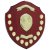 Mountbatten Annual Presentation Shield | Rosewood & Gold | 13yr  Dates | 405mm |  - SH24017E