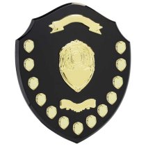 Mountbatten Annual Presentation Shield | Black & Gold | 13yr Dates | 405mm |