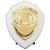 Reward Replica Shield  | Arctic White & Gold | 125mm |  - PS24558B