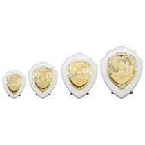 Reward Replica Shield | Arctic White & Gold | 175mm |