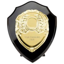 Reward Replica Shield | Epic Black & Gold | 150mm |