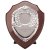 Reward Replica Shield | Mahogany & Silver | 100mm |  - PS24562A