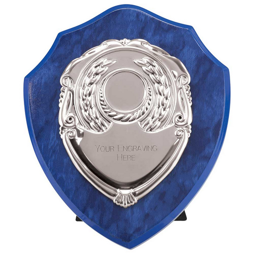 Reward Replioca Shield | Azure Blue & Silver | 150mm |