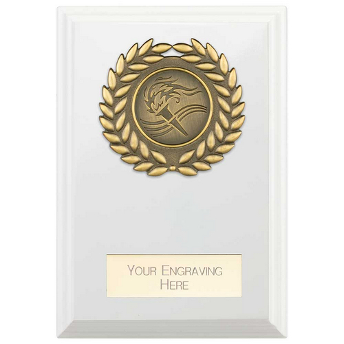 Reward Wreath Plaque | Arctic White | 100x75mm |