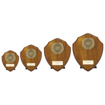 Reward Wreath Shield | Walnut | 125mm |